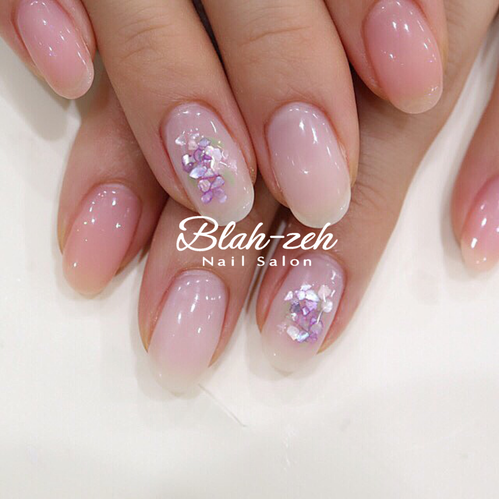 紫陽花 梅雨ネイル Blah Zeh ブラゼ